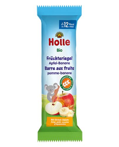 Holle Bio Batonik owocowy dla dzieci jabłko - banan po 12 miesiącu - 25 g - cena, opinie, właściwości zdjęcie