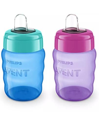 AVENT, Kubek niekapek z elastycznym ustnikiem, 9m+, 260 ml, SCF553/00 zdjęcie