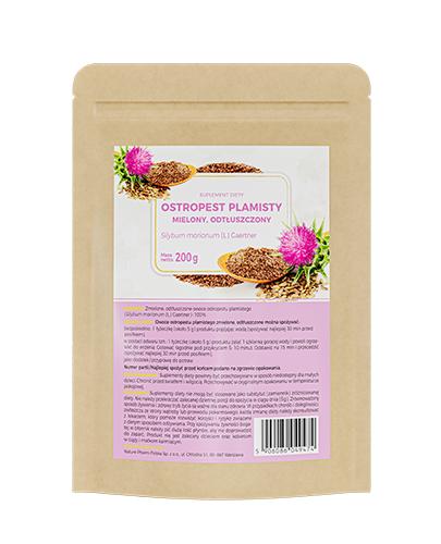 Nature Pharm Ostropest Plamisty mielony odtłuszczony, 200 g zdjęcie