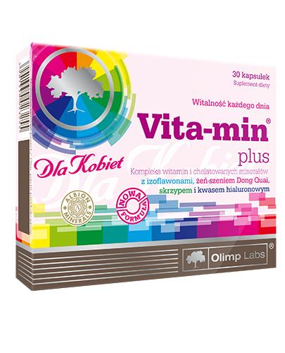OLIMP VITA-MIN PLUS Dla kobiet - 30 kaps. - cena, opinie, dawkowanie zdjęcie