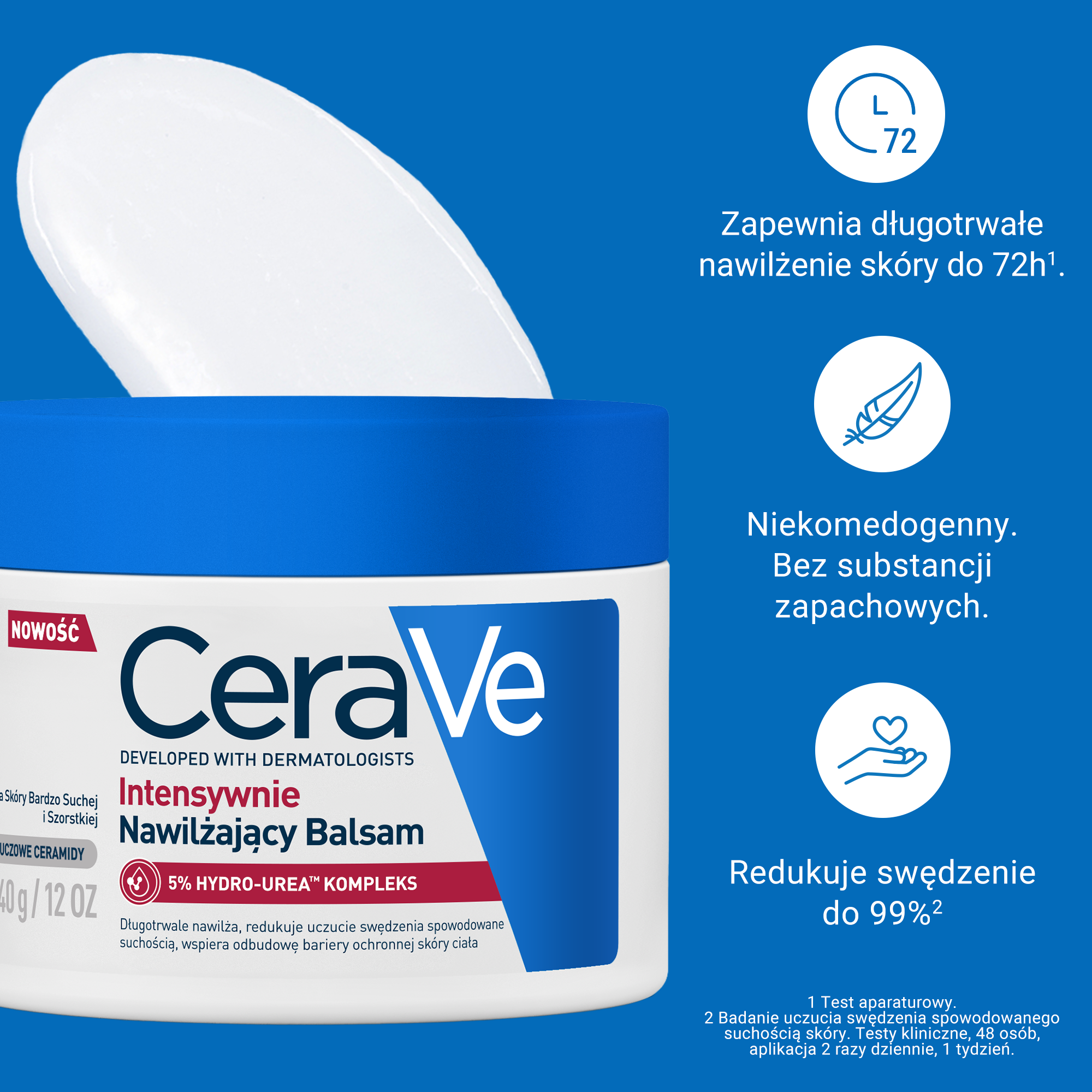 Cerave, Intensywnie Nawilżający Balsam do ciała dla skóry bardzo suchej i szorstkiej, 340 g