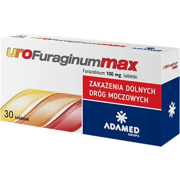 uroFuraginum Max 100mg leczenie zakażeń dróg moczowych 30 tabletek
