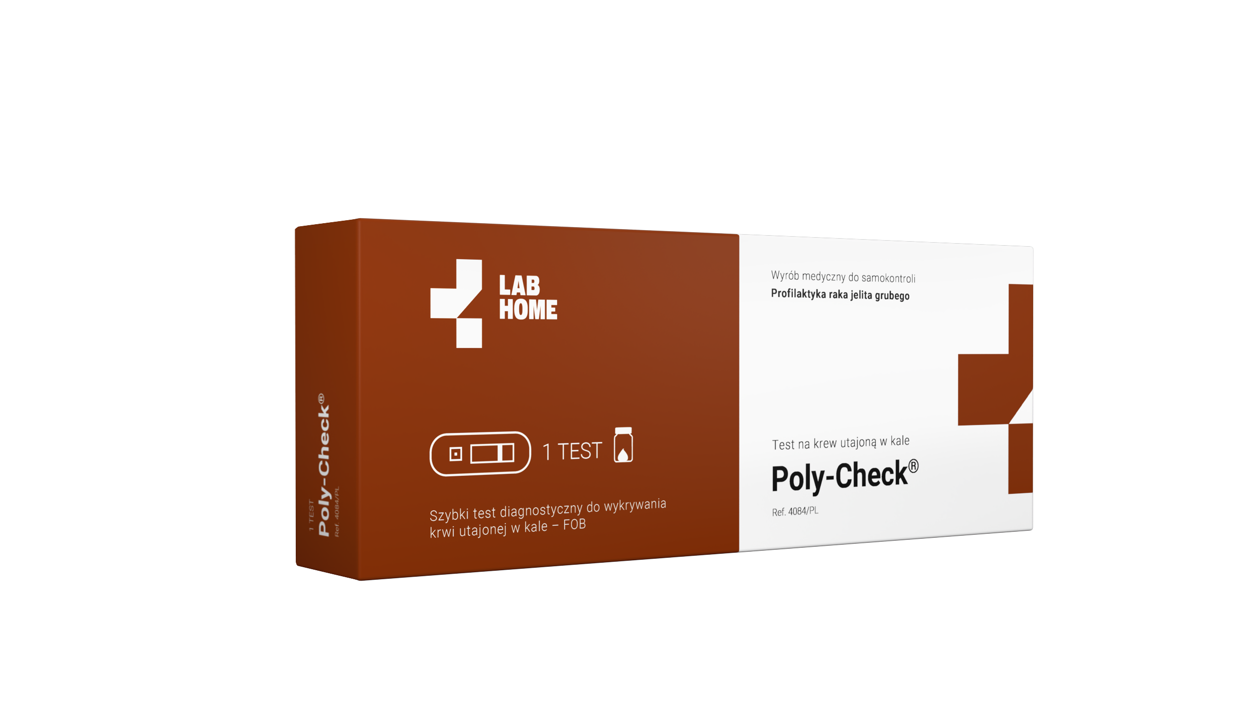 POLY-CHECK Test do wykrywania krwi utajonej w kale - 1 szt. zdjęcie