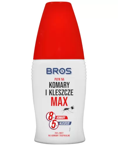 Bros płyn na komary i kleszcze MAX 25% DEET 50 ml  zdjęcie