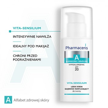 PHARMACERIS A VITA-SENSILIUM, krem do twarzy głęboko nawilżający, 50 ml