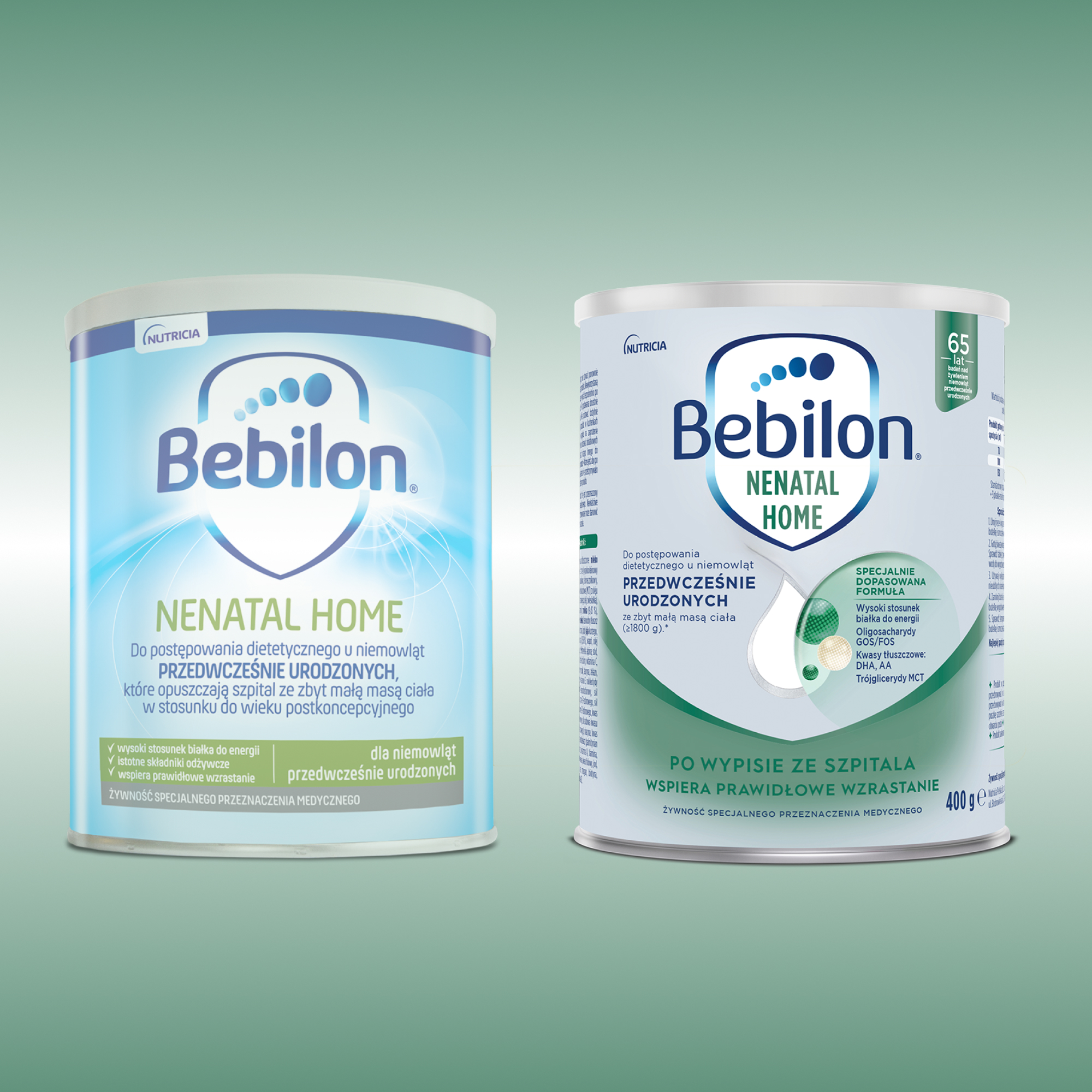 Bebilon Nenatal Home mleko dla niemowląt przedwcześnie urodzonych 400 g