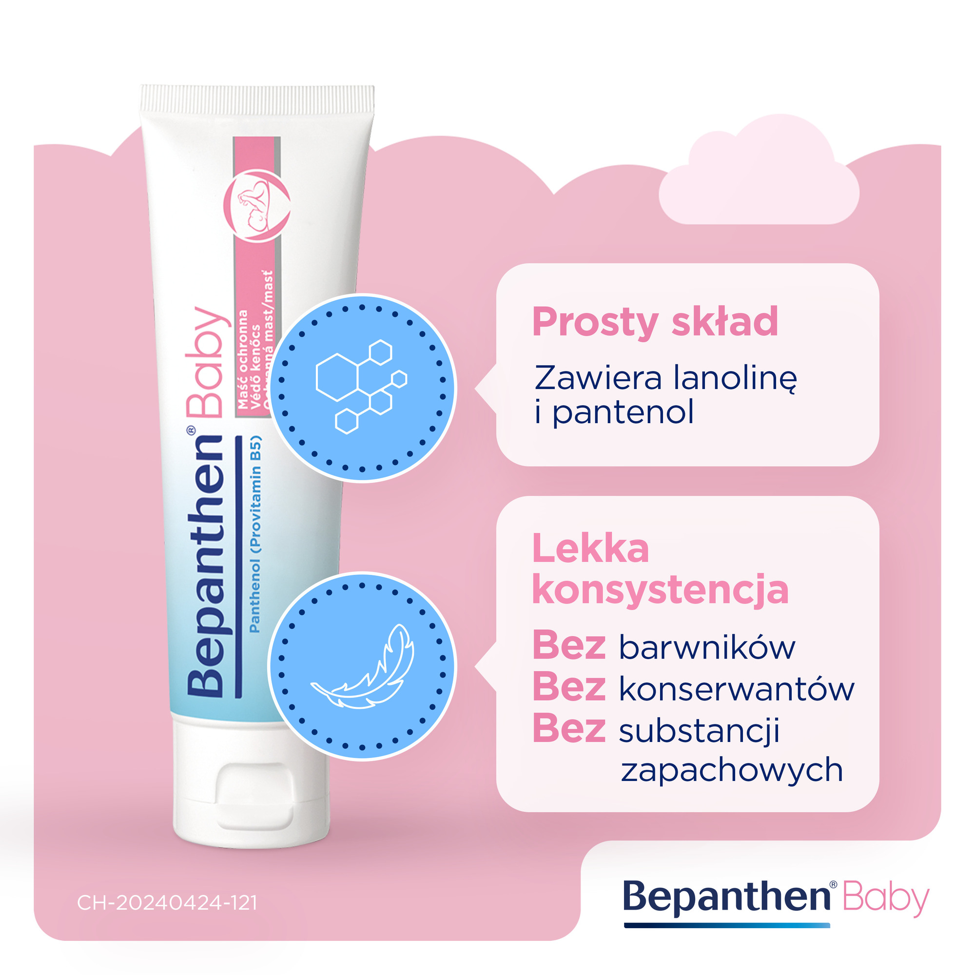 Bepanthen Baby maść ochronna przeciw odparzeniom pieluszkowym 30 g