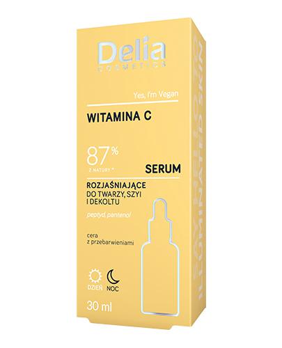 Delia Cosmetics Witamina C Serum rozjaśniające do twarzy szyi i dekoltu, 30 ml zdjęcie