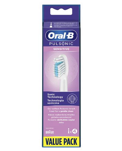 Oral - B Pulsonic Sensitive SR32 Końcówki do szczoteczki elektrycznej, 4 szt., cena, opinie, właściwości zdjęcie