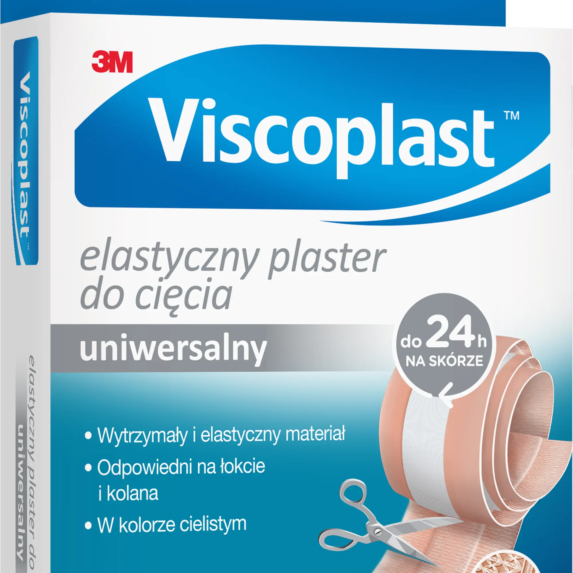 Viscoplast elastyczny plaster do cięcia 1m x 6 cm 1 sztuka