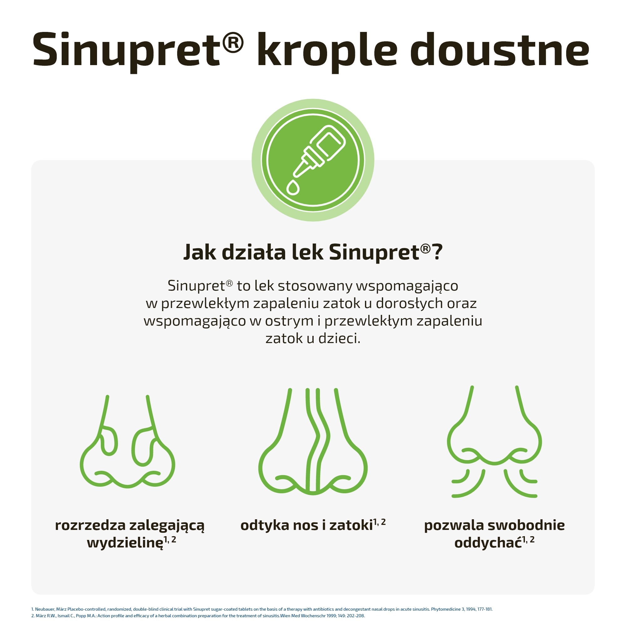 Sinupret, krople doustne, roztwór, 100 ml