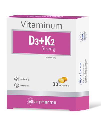 VITAMINUM D3+K2 STRONG - 30 kapsułek zdjęcie