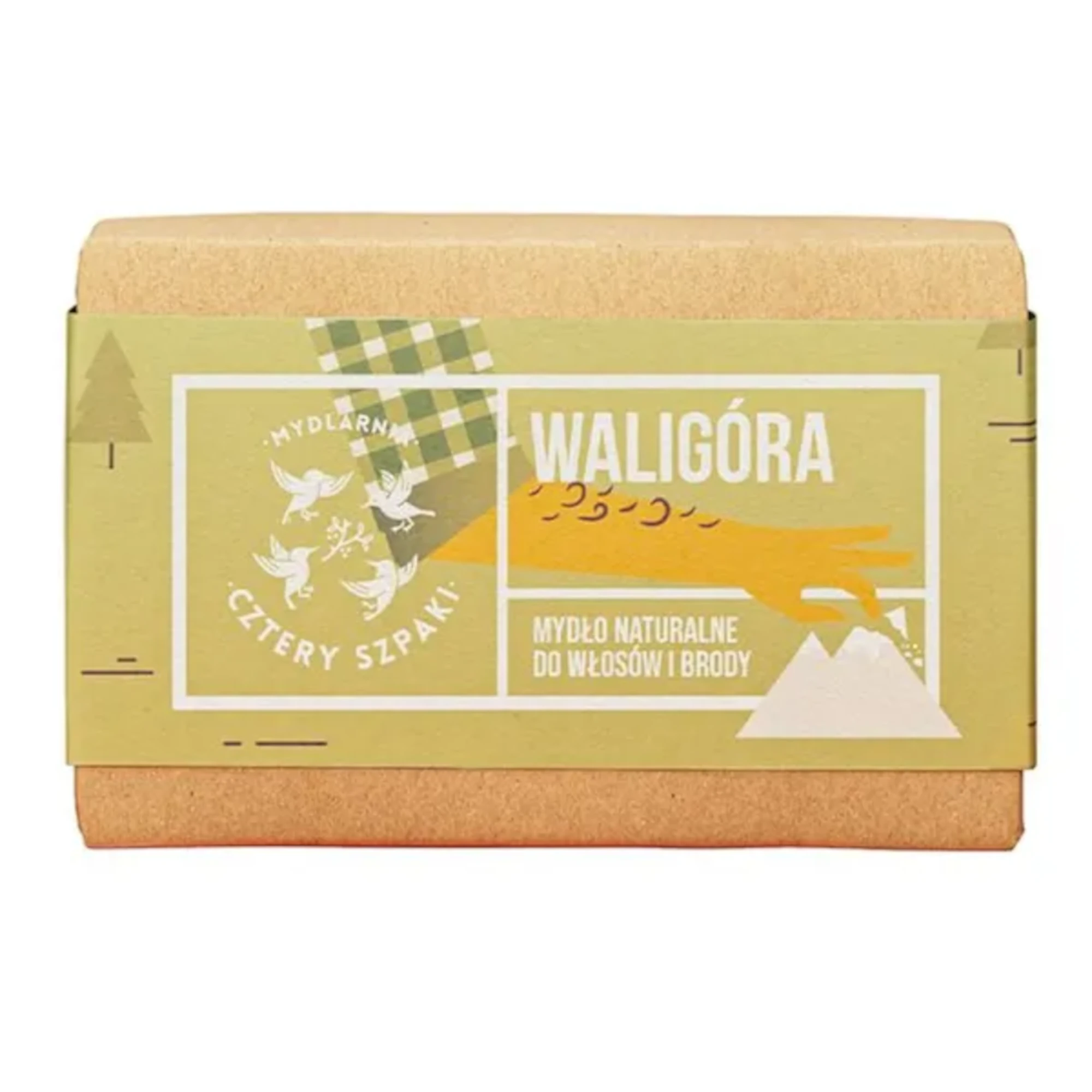 Mydlarnia Cztery Szpaki Waligóra, naturalne mydło w kostce, 110 g zdjęcie