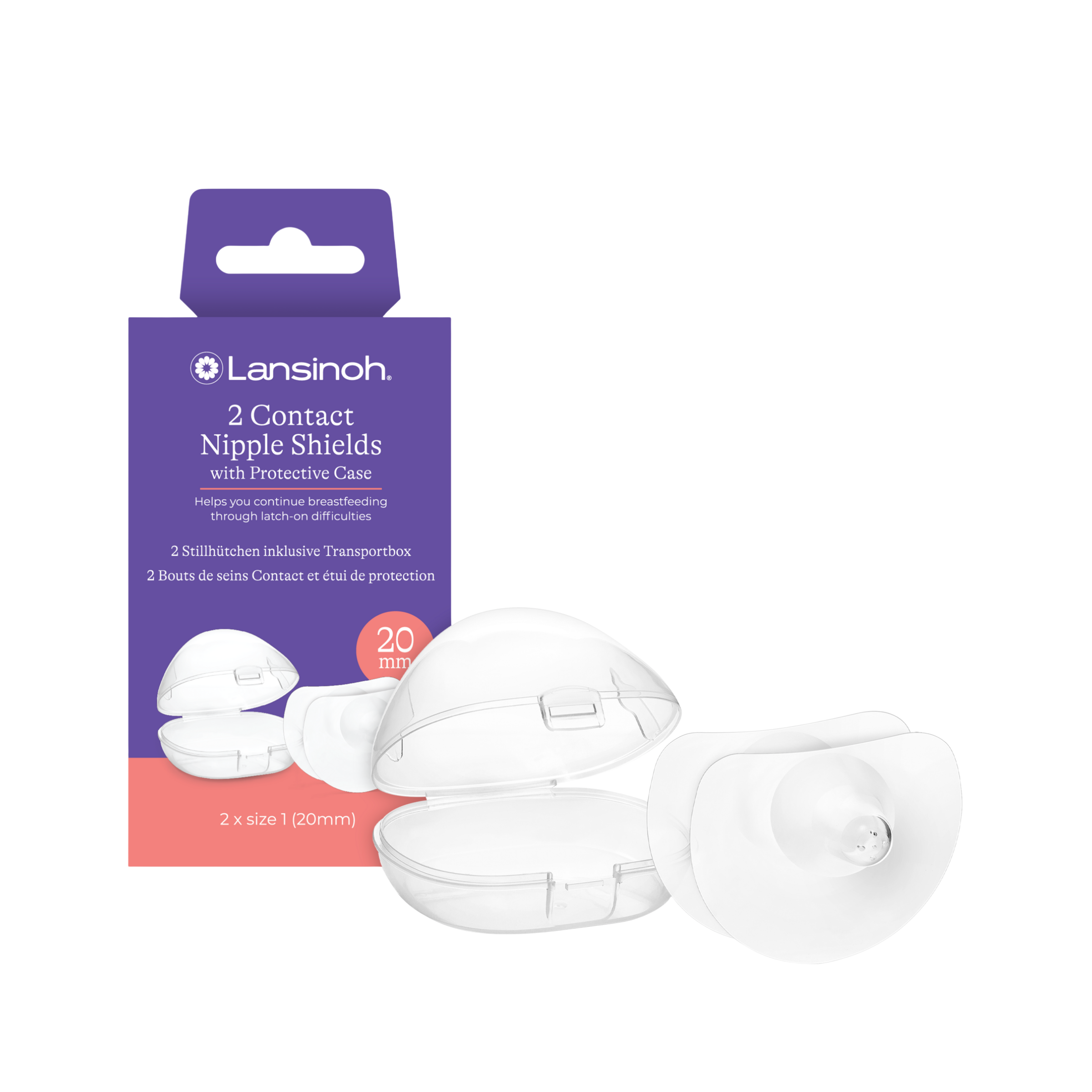LANSINOH Osłonki laktacyjne Małe 20 mm, 1 sztuka zdjęcie
