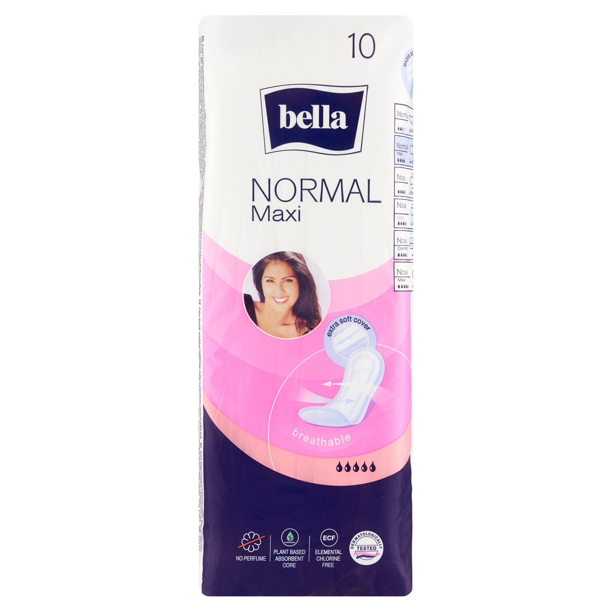 Bella Normal Air Maxi softiplait podpaski 10 sztuk zdjęcie