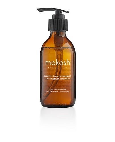 MOKOSH Szampon do włosów matowych, o przesuszonych końcówkach, Zielona herbata z bergamotką, 200 ml zdjęcie
