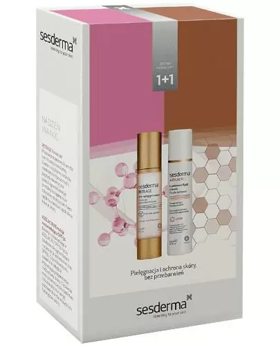 Sesderma Retiage krem-żel 50 ml + Azelac RU emulsja rozświetlająca SPF 50 50 ml [ZESTAW] zdjęcie