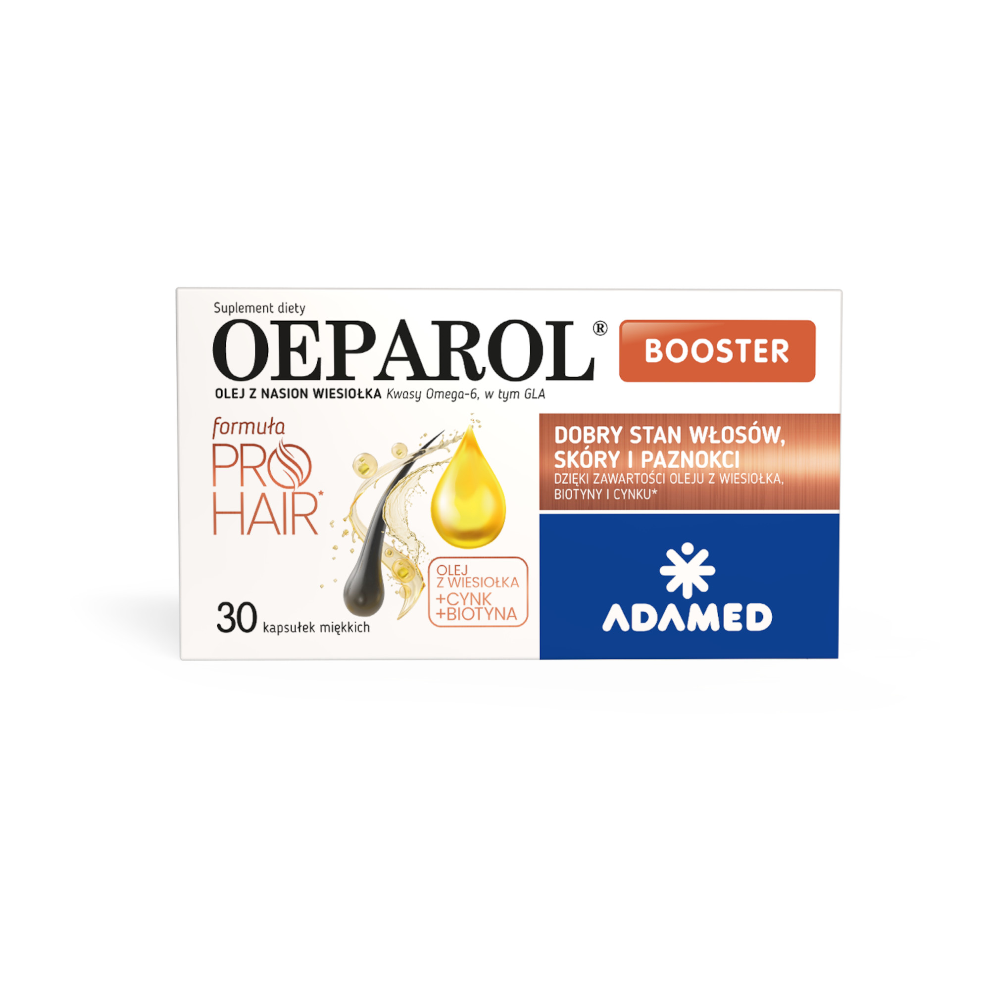 Oeparol Booster 1000 mg, kapsułki miękkie, 30 sztuk zdjęcie