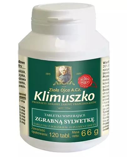 Zioła Ojca Klimuszko Tabletki wspierające zgrabną sylwetkę, 120 tabl., cena, opinie, wskazania zdjęcie
