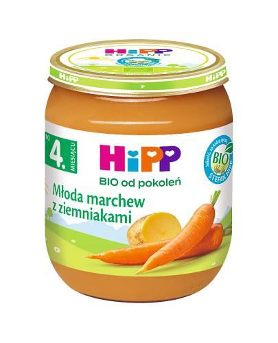 HiPP BIO od pokoleń, Młoda marchew z ziemniakami, po 4. m-cu, 125 g zdjęcie