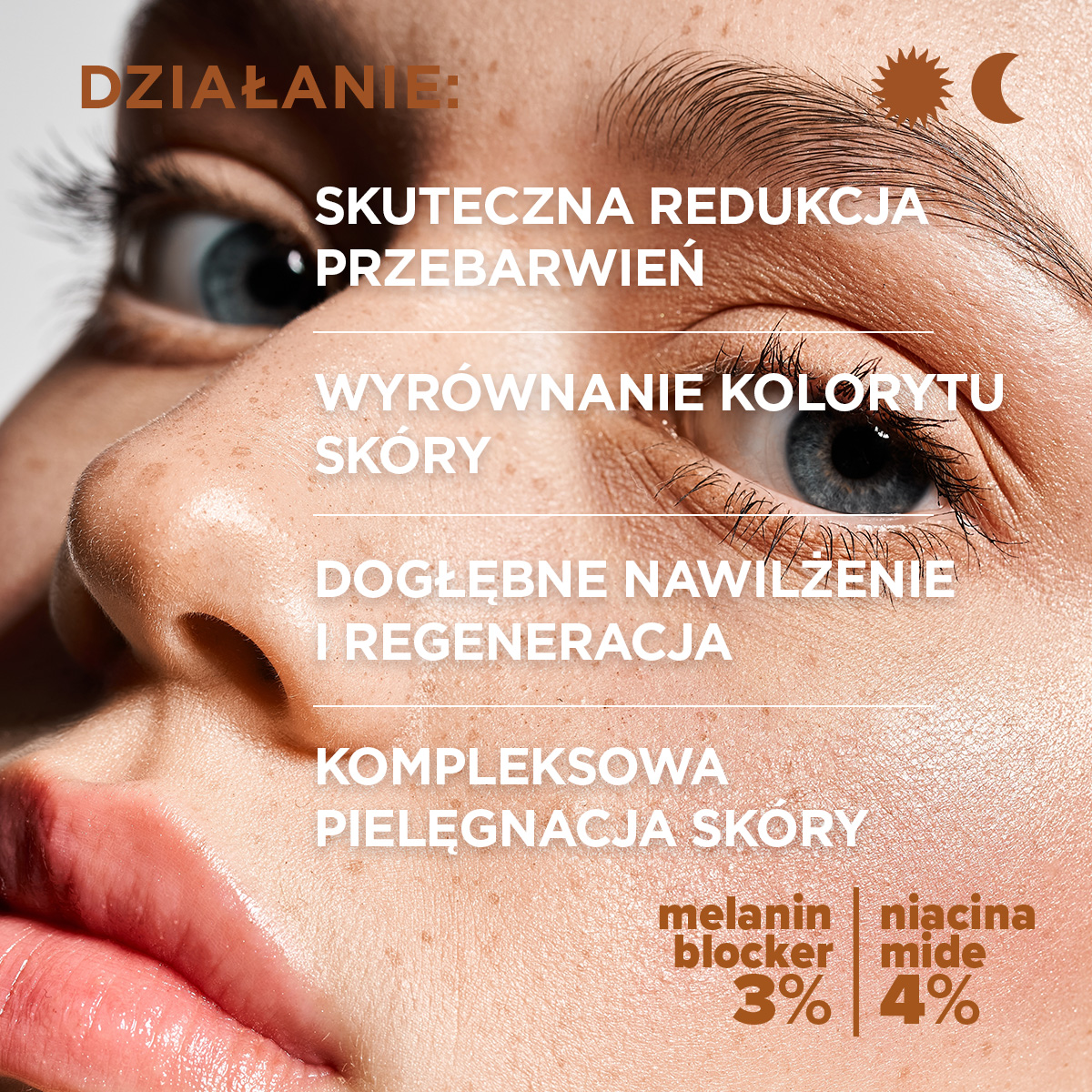 Idee Derm Krem wybielający przebarwienia z blokerem melaniny, 50 ml