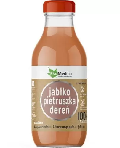 EkaMedica Sok 100% jabłko pietruszka dereń 300 ml zdjęcie