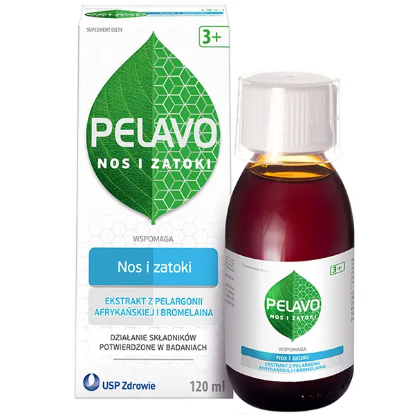 Pelavo Nos i Zatoki, syrop dla dzieci 3+ o smaku wiśniowym, 120 ml zdjęcie