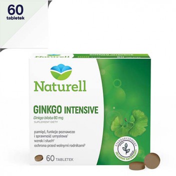 NATURELL Ginkgo Intensiv - 60 tabl.