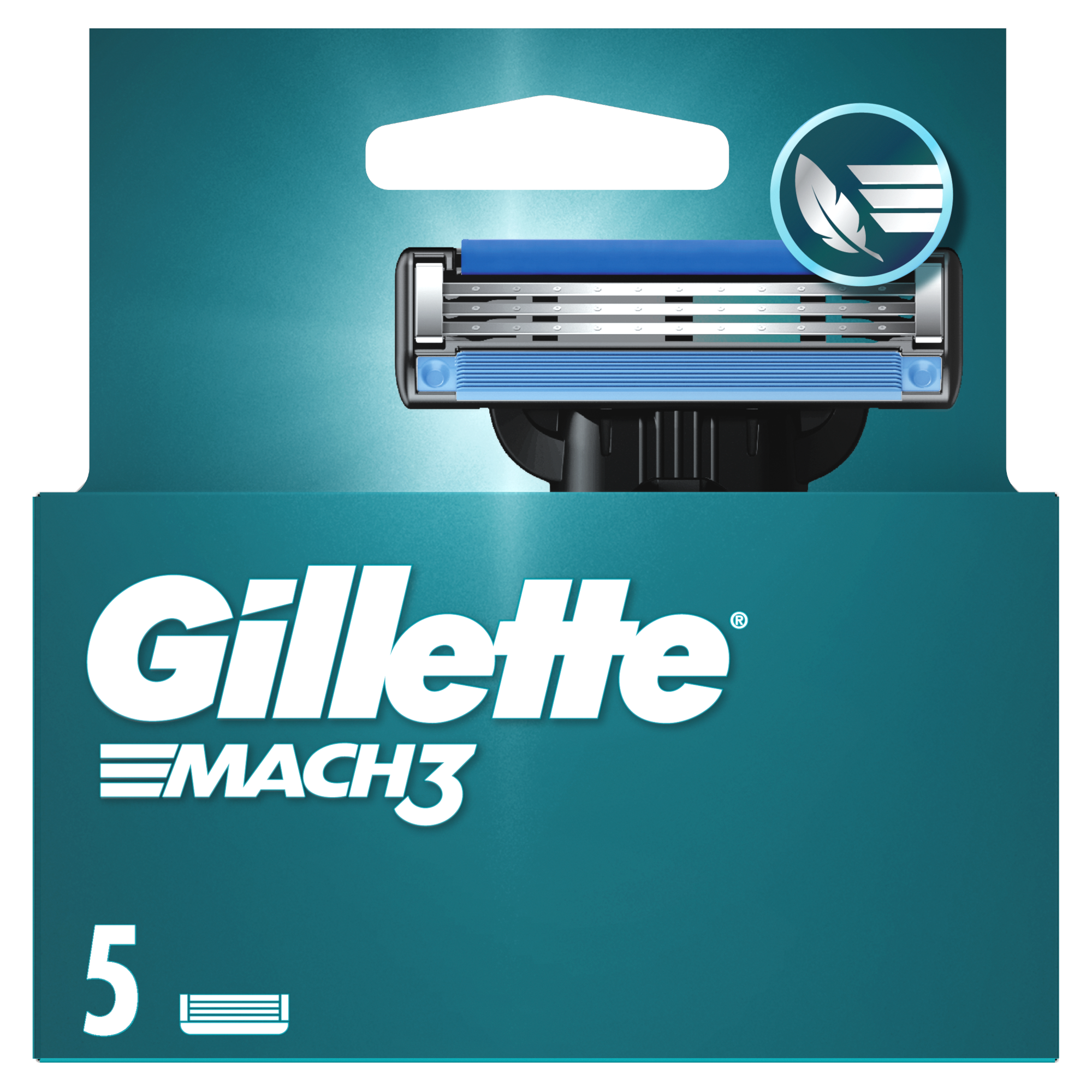 Gillette Mach3 Ostrza wymienne do maszynki do golenia dla mężczyzn, 5 sztuk  zdjęcie