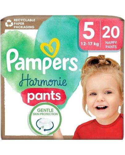Pampers Harmonie Baby Pieluchomajtki, rozmiar 5 12kg-17kg, 20 sztuk zdjęcie