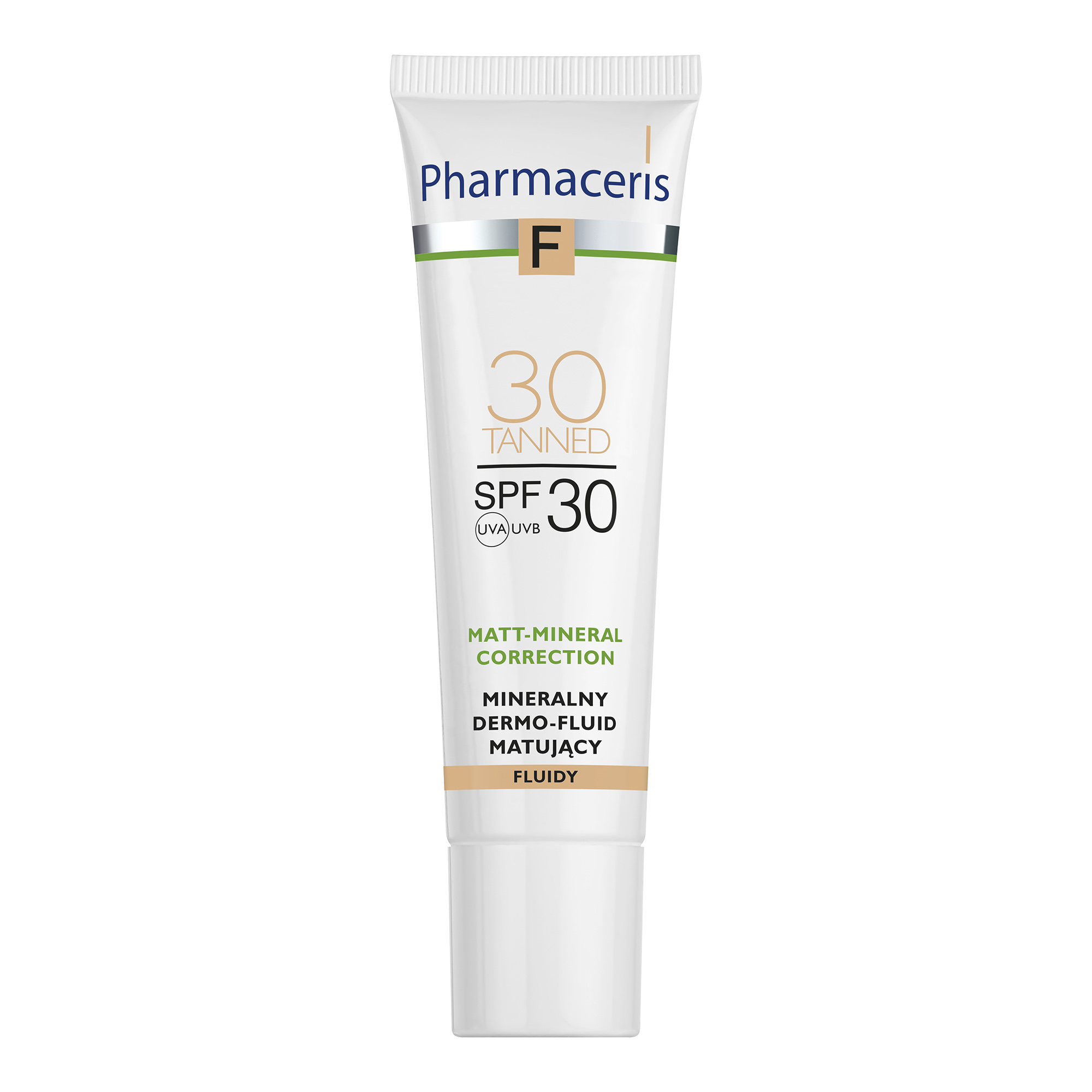 Pharmaceris F Mineralny dermo-fluid matujący Tanned 30, 30 ml  zdjęcie