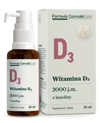Formula CannabiGold Witamina D3 z lanoliny 30 ml zdjęcie