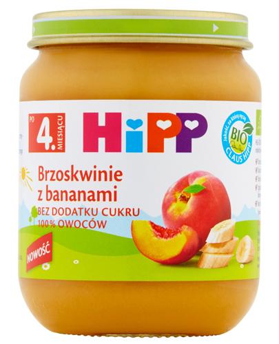 HiPP BIO od pokoleń, Brzoskwinie z bananami, po 4. m-cu, 125 g zdjęcie