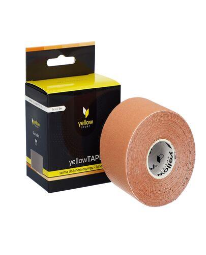 Yellow Sport, Yellow Tape taśma do kinesiotapingu, beżowa, 5 cm x 5 m, 1 sztuka YT-55-S zdjęcie