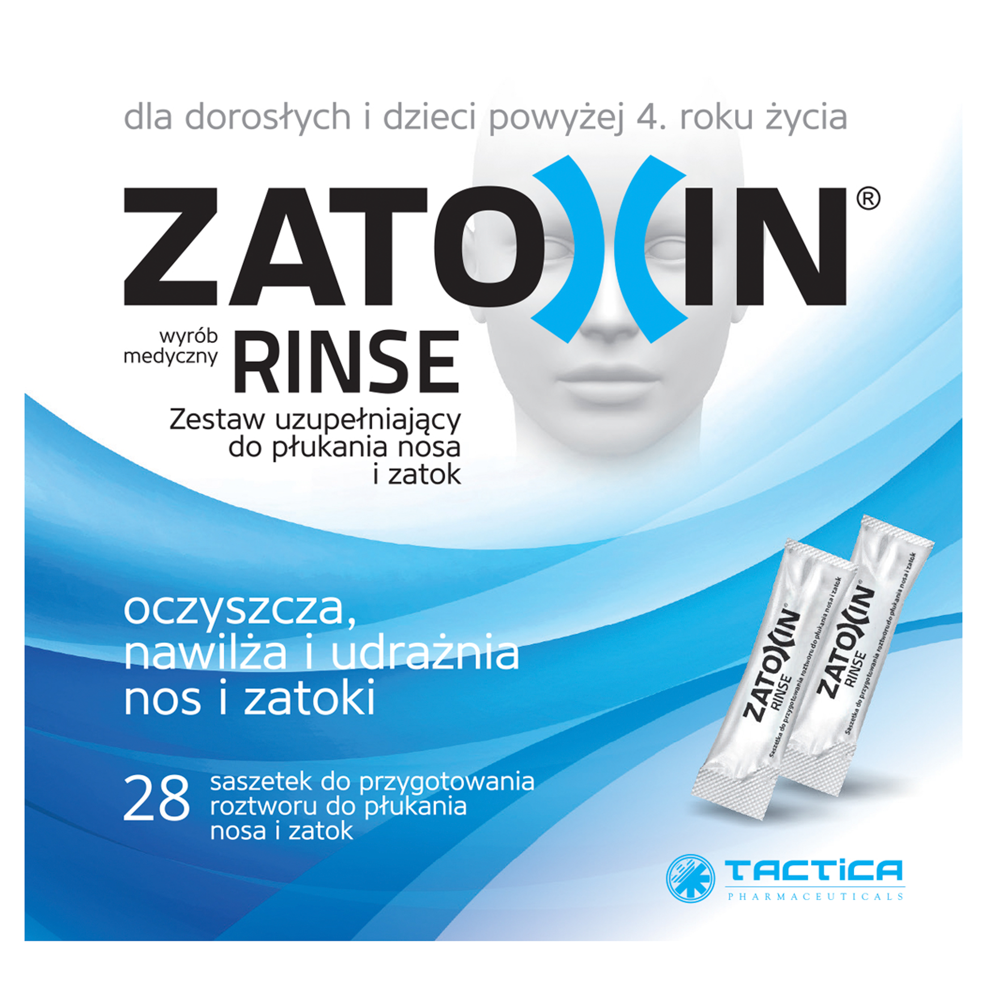 Zatoxin Rinse Do płukania nosa i zatok saszetki, 28 sztuk  zdjęcie