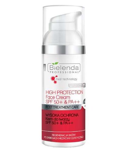 Bielenda Professional Wysoka Ochrona Krem do twarzy SPF 50+ & PA++ - 50 ml - cena, opinie, skład zdjęcie