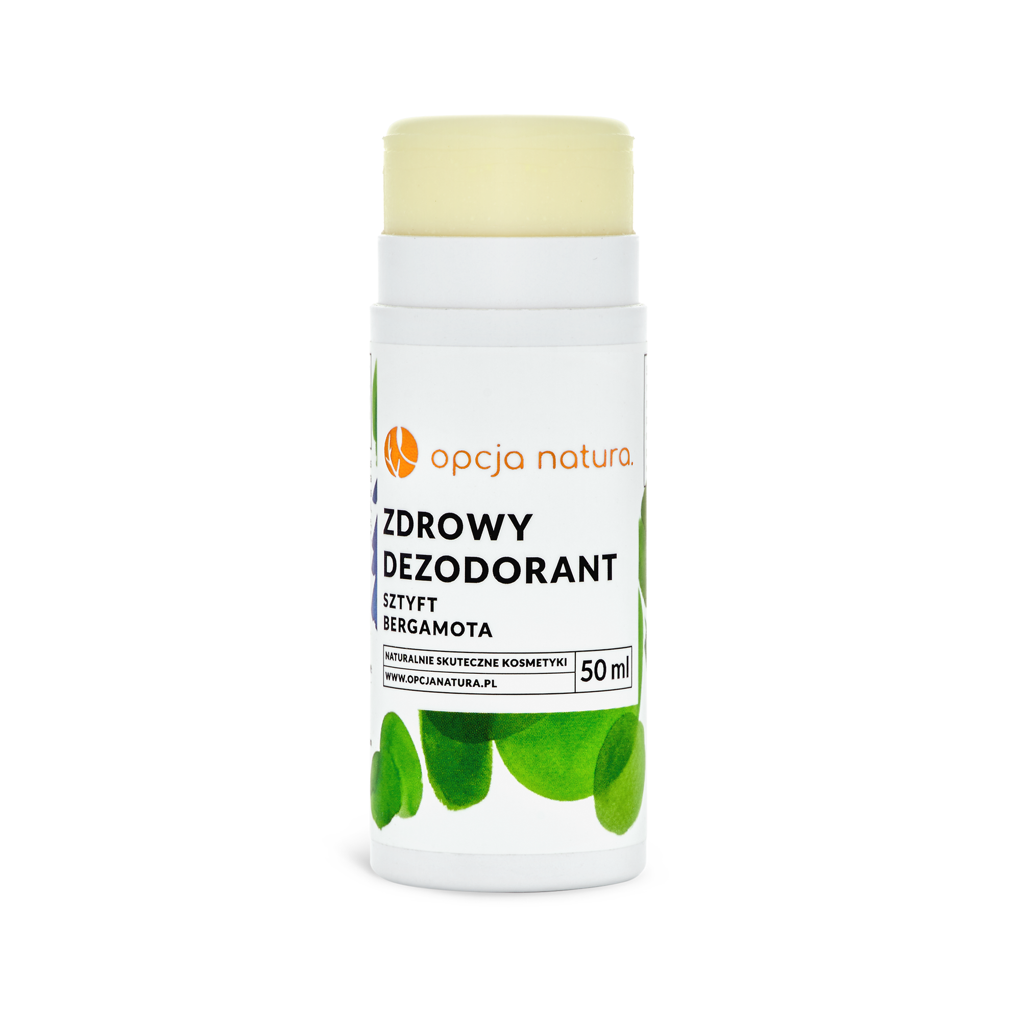 Opcja Natura Zdrowy dezodorant sztyft bergamota, 50 ml