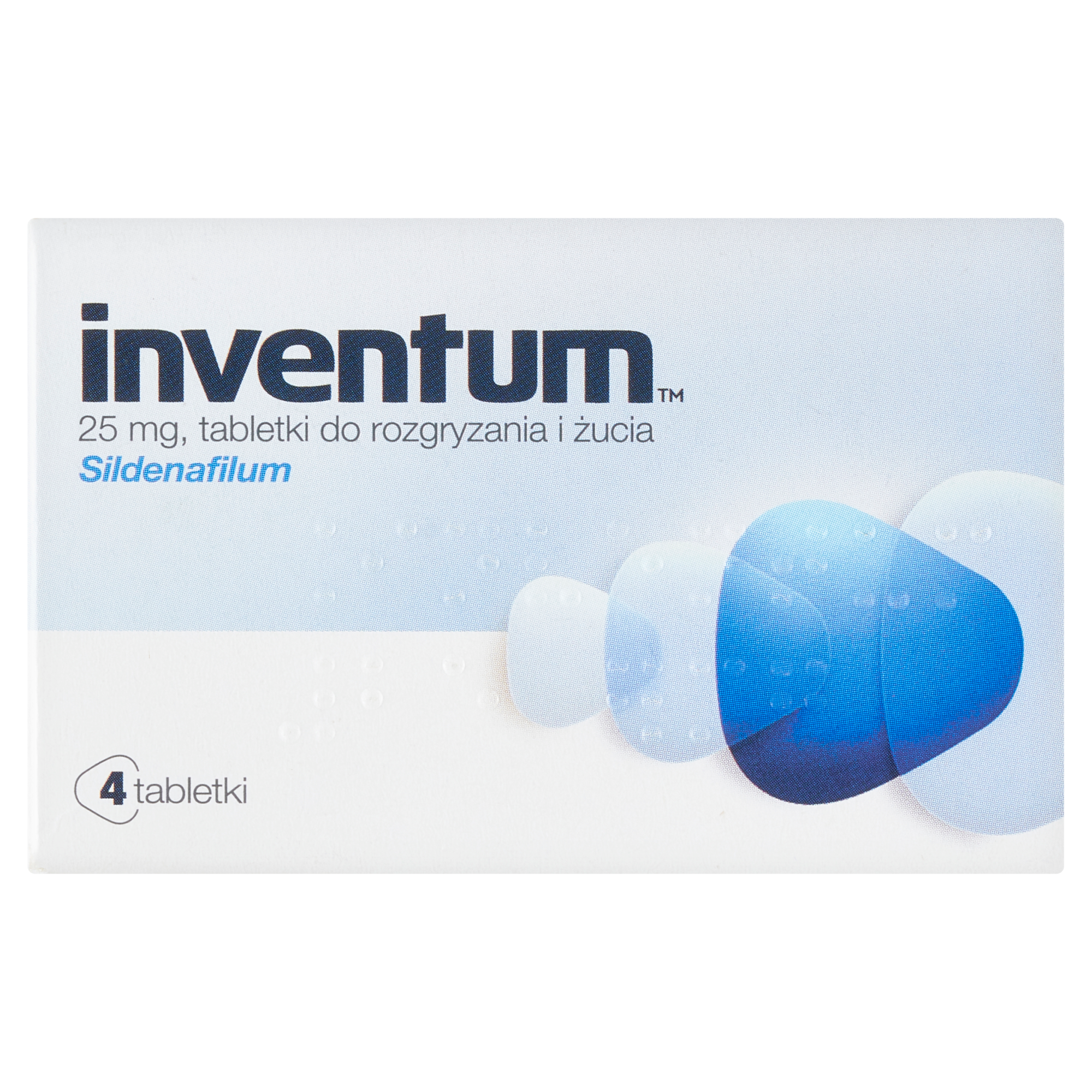 Inventum, 25 mg, tabletki do rozgryzania, żucia, 4 sztuki zdjęcie
