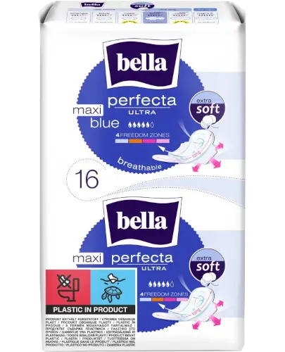 Bella Perfecta Ultra Maxi Blue ultracienkie podpaski 16 sztuk zdjęcie