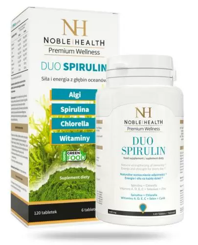 Noble Health Duo Spirulin, 120 tabletek zdjęcie