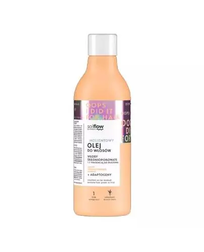 So!Flow, Olej emolientowy do włosów średnioporowatych, 150 ml zdjęcie