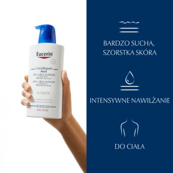 Eucerin UreaRepair PLUS Emulsja do ciała z 10% Mocznikiem do skóry bardzo suchej i szorstkiej, 400 ml, cena, opinie, wskazania