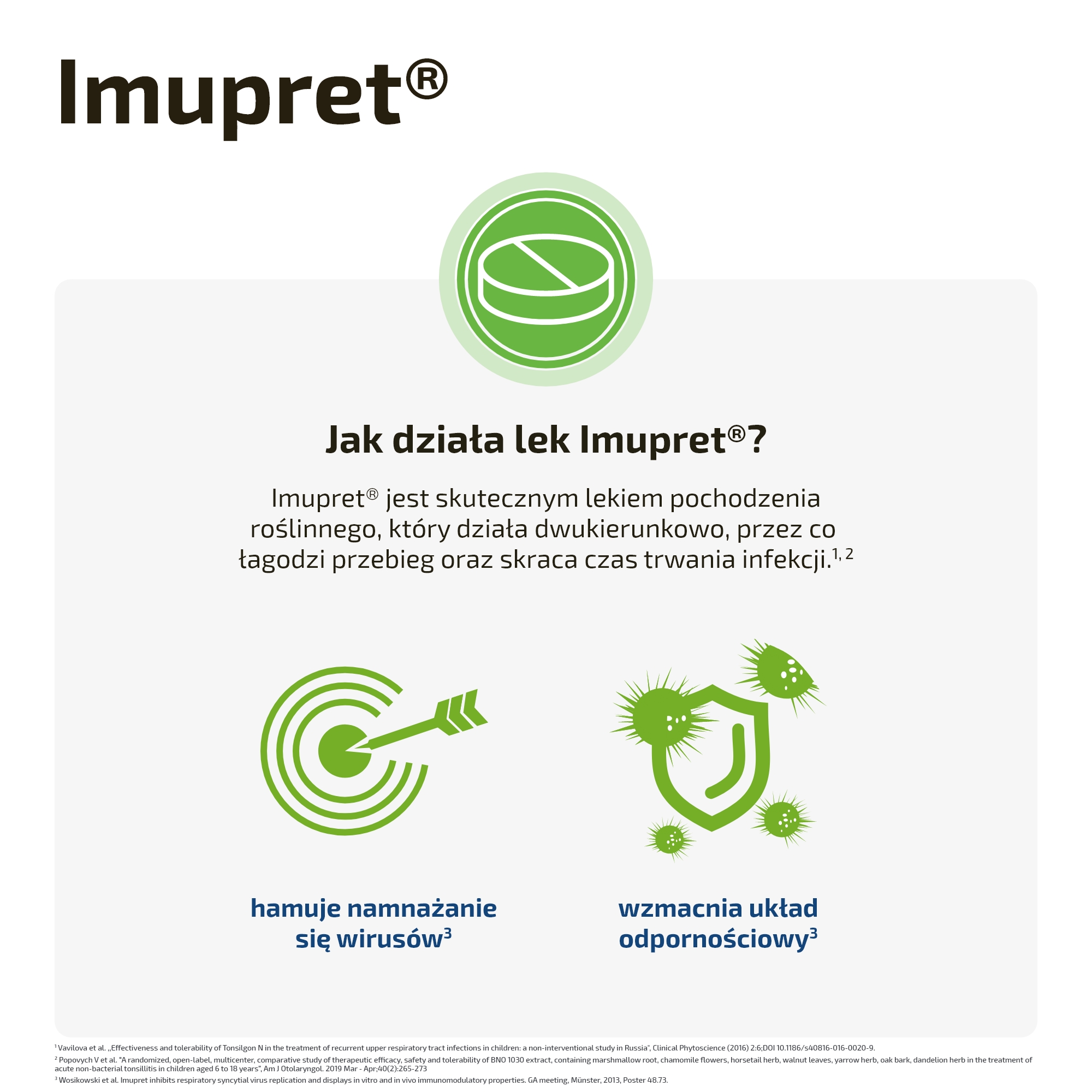 Imupret 50 tabletek drażowanych