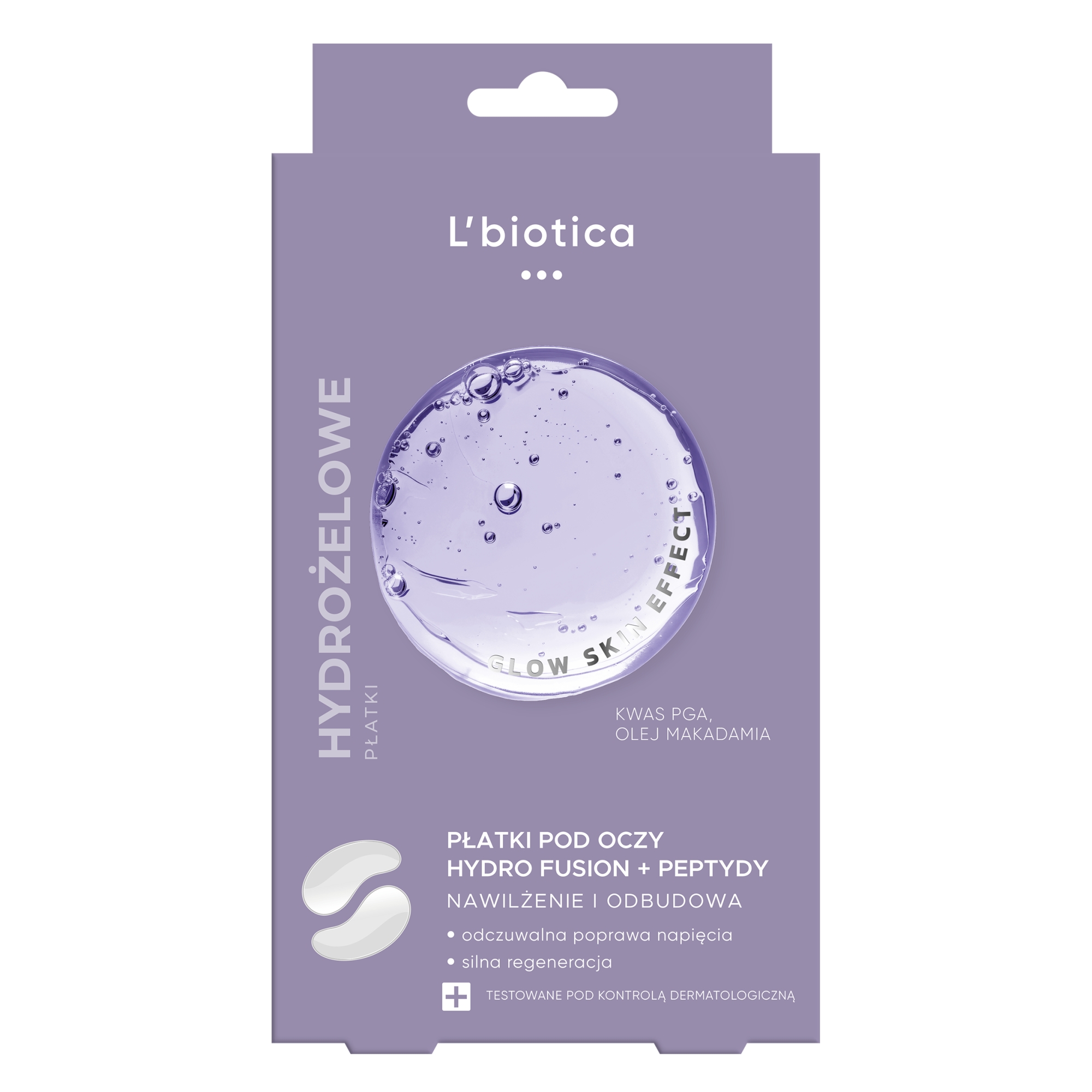 L'biotica, Hydrożelowe Płatki pod oczy z peptydami, 1 para zdjęcie