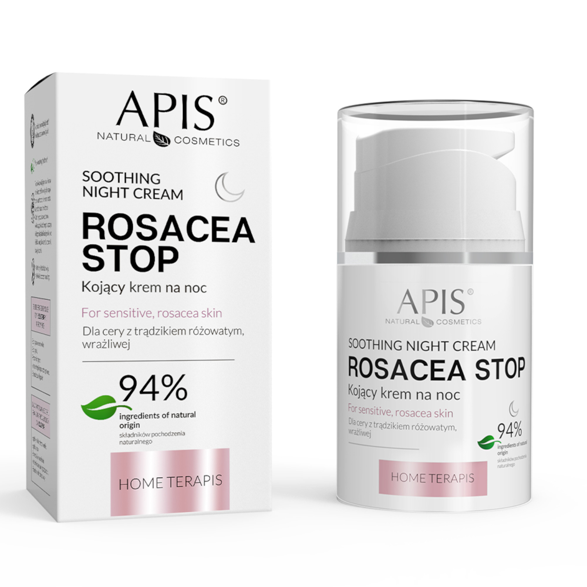 Apis Home Terapis Rosacea-Stop, kojący krem na noc, 50 ml  zdjęcie