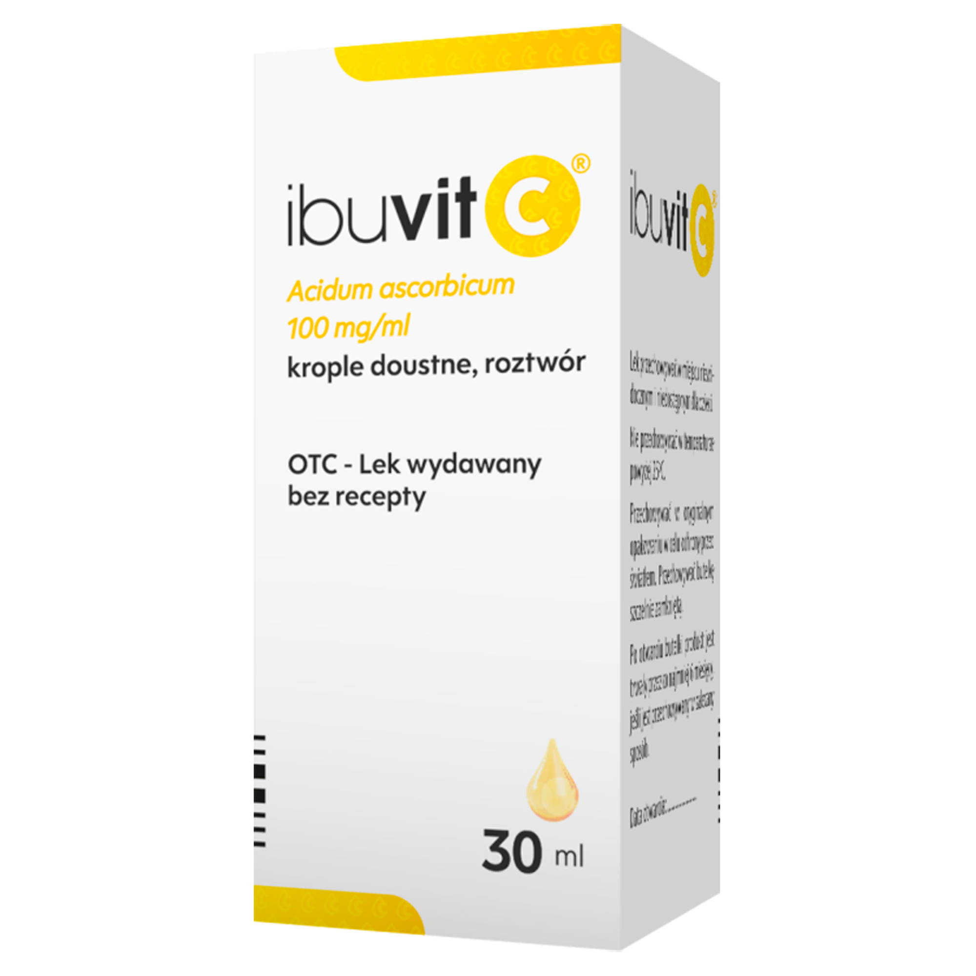 IbuVit C 100 mg/ml krople doustne, roztwór 30 ml zdjęcie