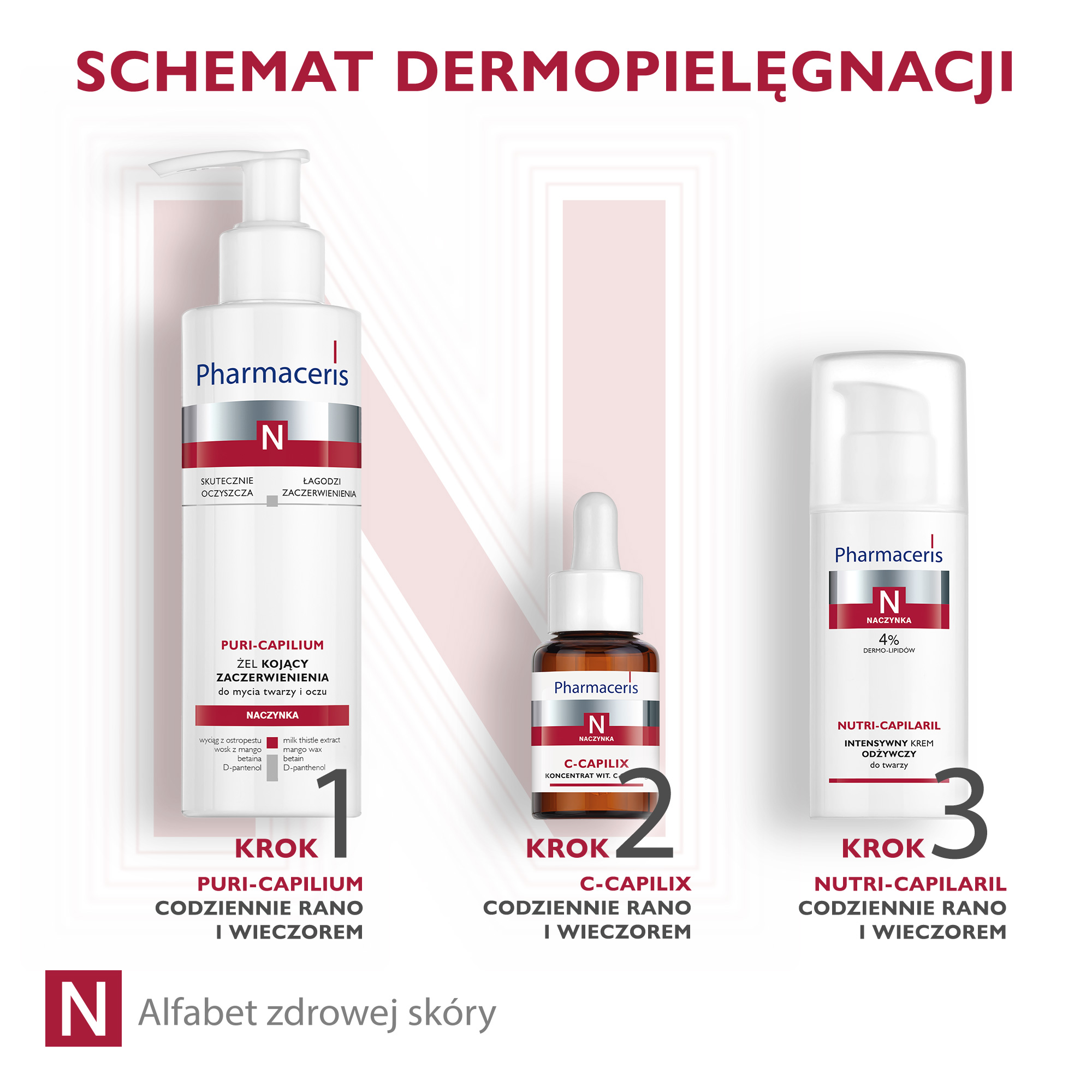Pharmaceris N Nutri-Capilaril, intensywny krem odżywczy, 50 ml