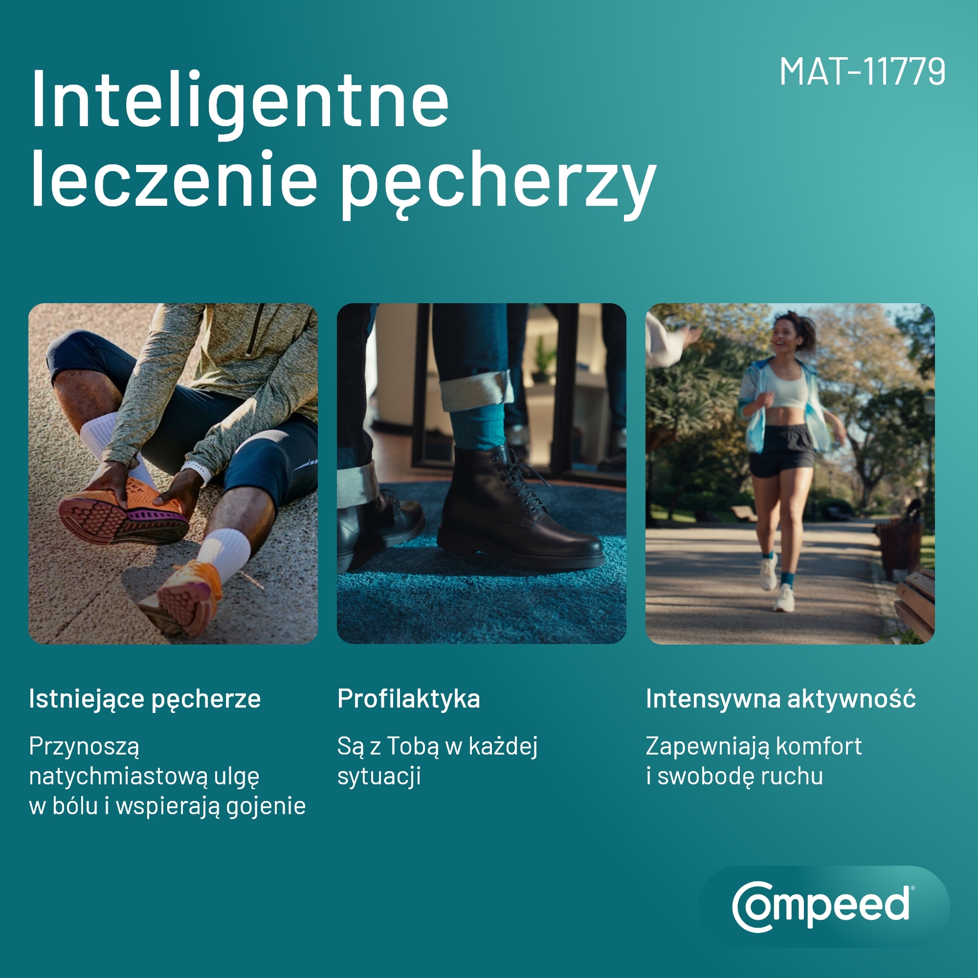 COMPEED Plastry sportowe na pęcherze na podeszwie, 5 sztuk