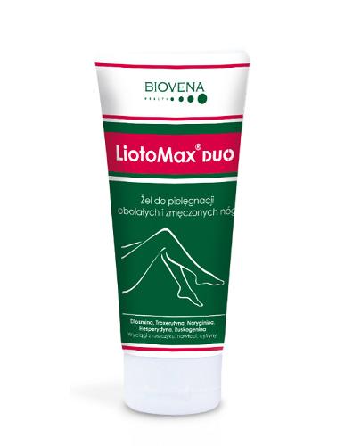 LiotoMax Duo Żel do pielęgnacji obolałych i zmęczonych nóg - 100 g - cena, opinie, właściwości  zdjęcie