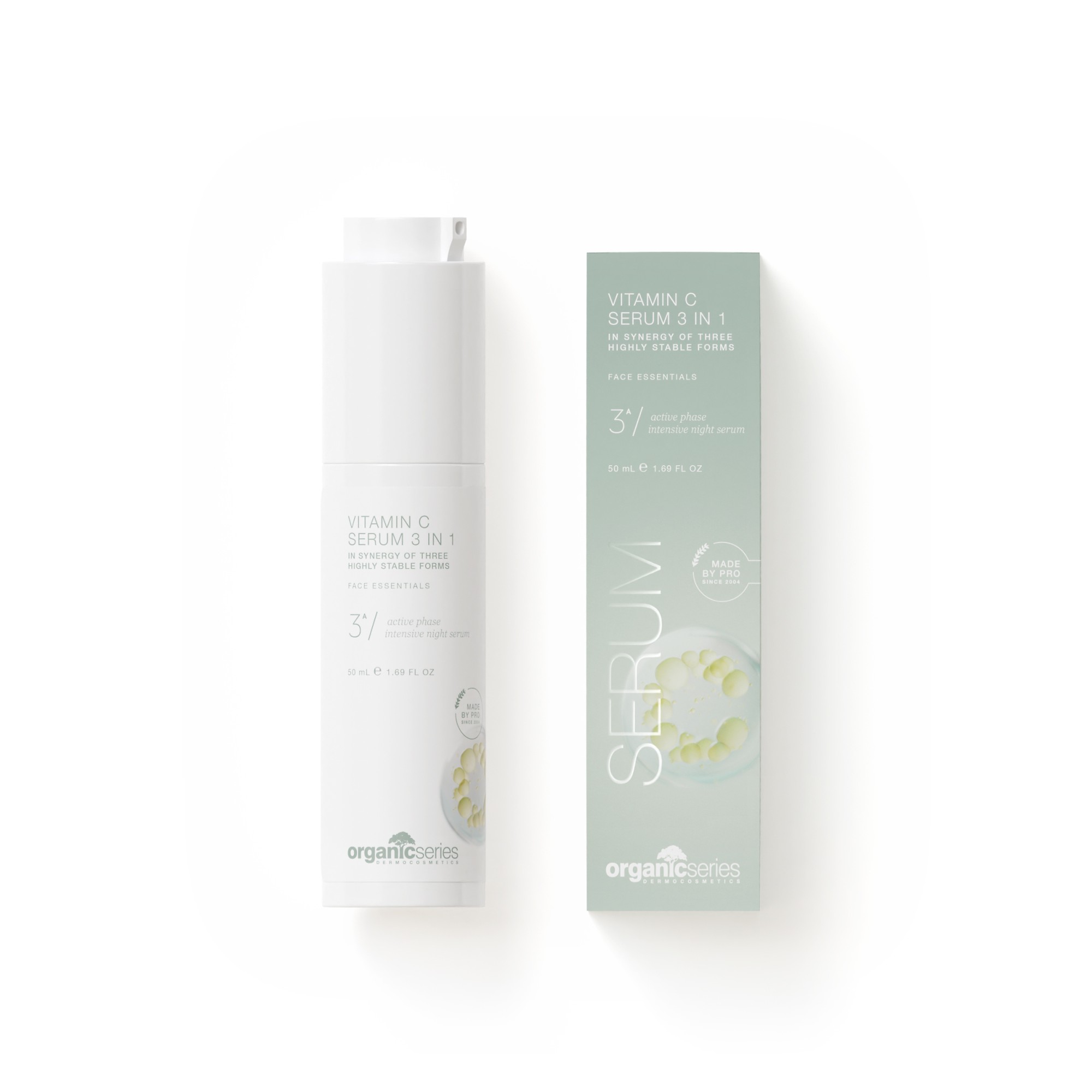 Organic Series Serum z Witamaną C 3w1, 50 ml